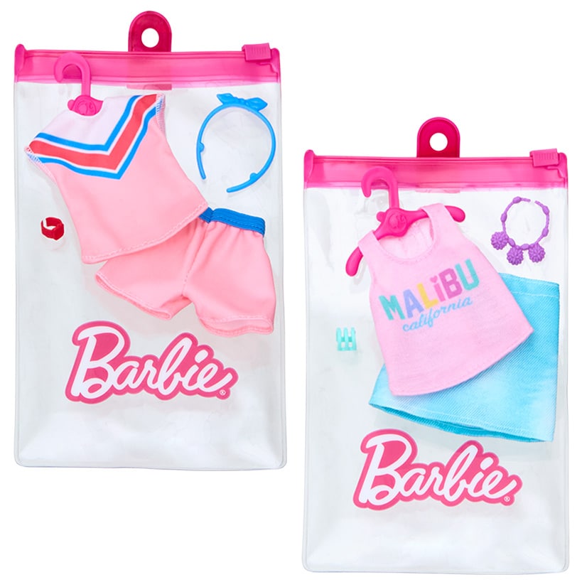 Barbie™ Fashion Outfits - Trendy Styles for Creative Play - Set of 2
