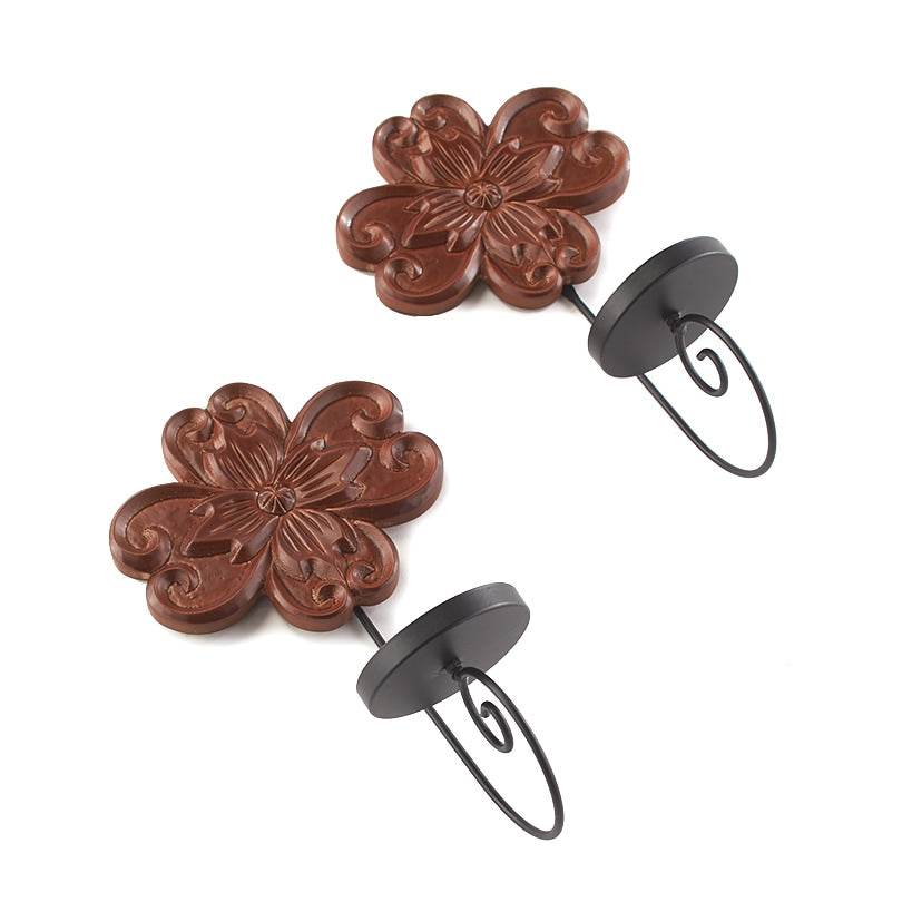 Carved Wooden Decor Accents