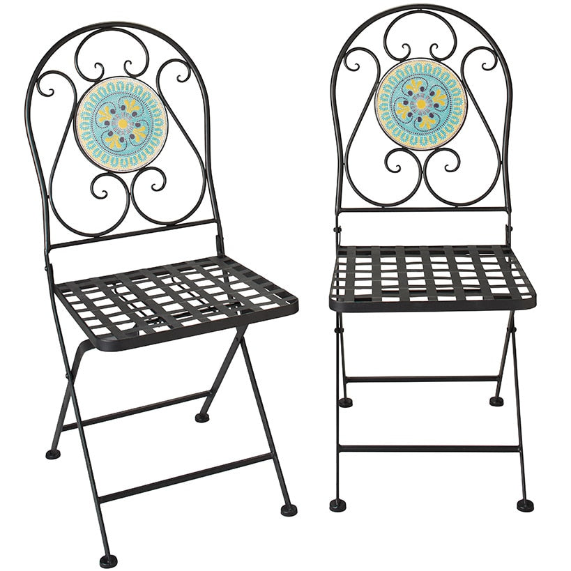 Mosaic Bistro Table or Set of 2 Chairs