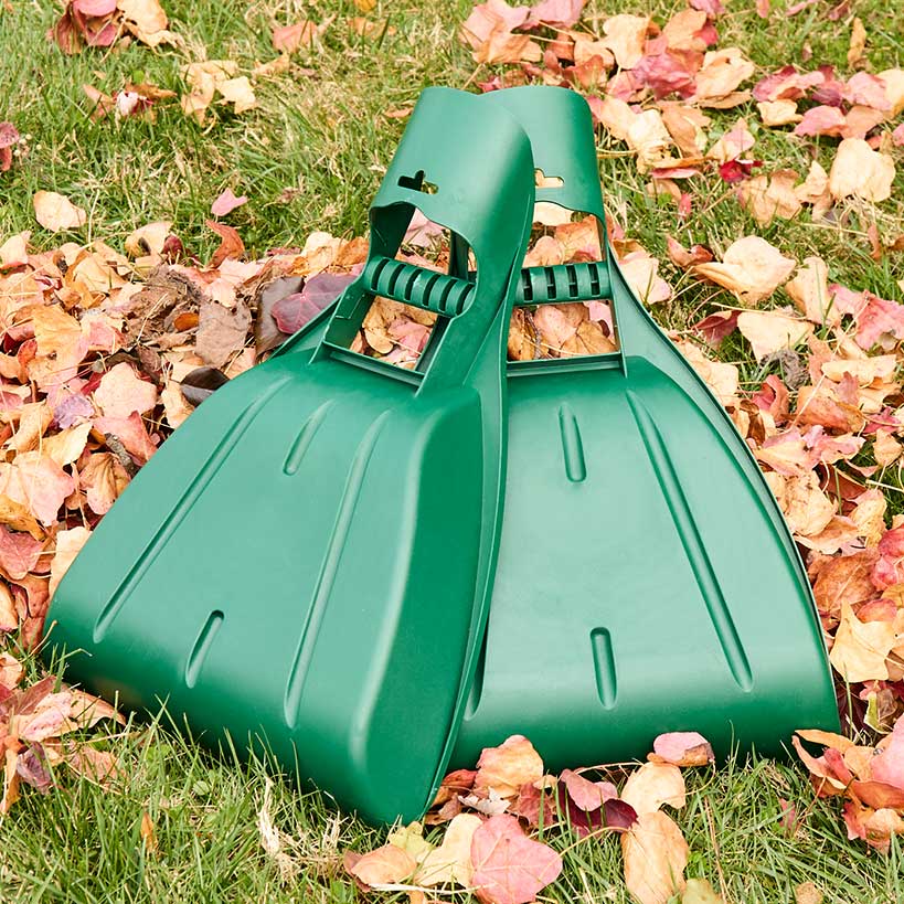 Giant Garden Leaf Scoops - Set of 2