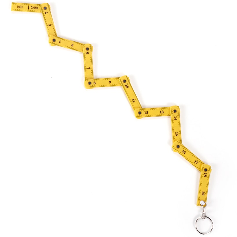 Mini Fold-Up Keychain Ruler Set of 2