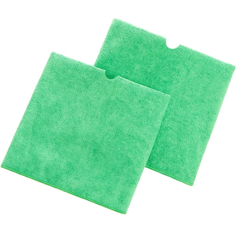 Mop Cape Microfiber, Attach To Any Pole Handle Cleaner Set Of 2