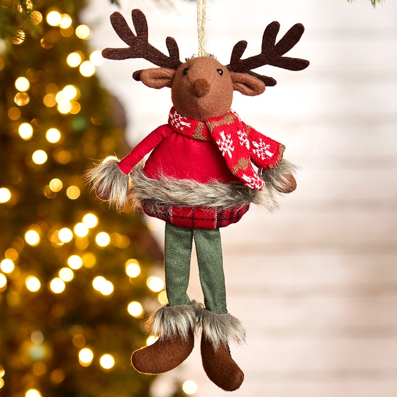 Ready for Winter Woodsy Figure or Set of 2 Ornaments