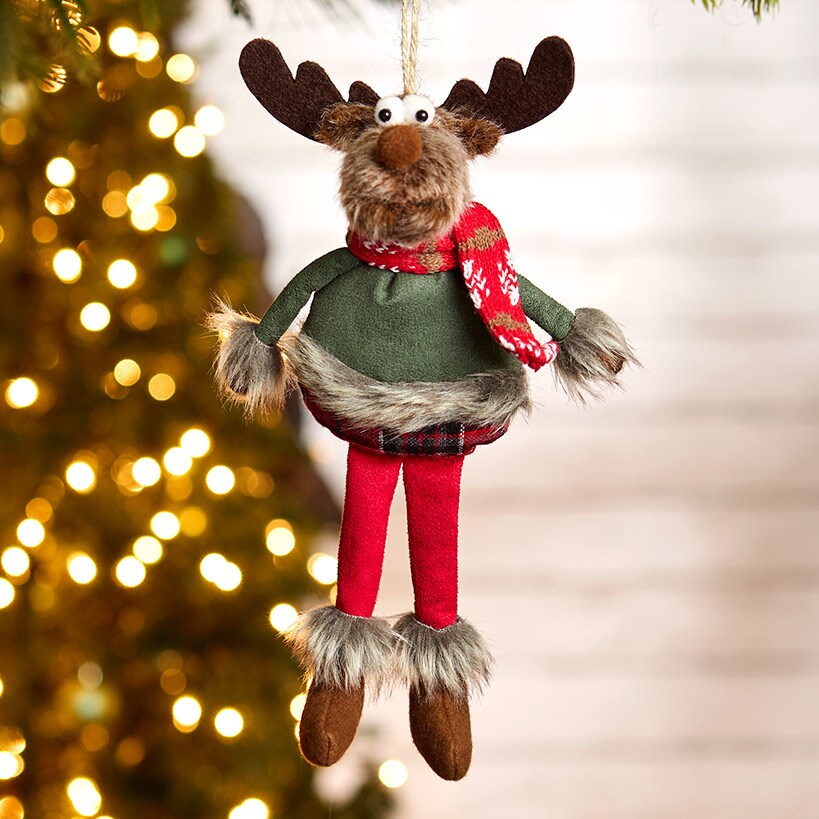 Ready for Winter Woodsy Figure or Set of 2 Ornaments