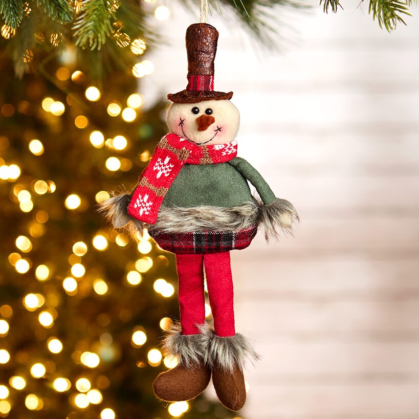 Ready for Winter Woodsy Figure or Set of 2 Ornaments
