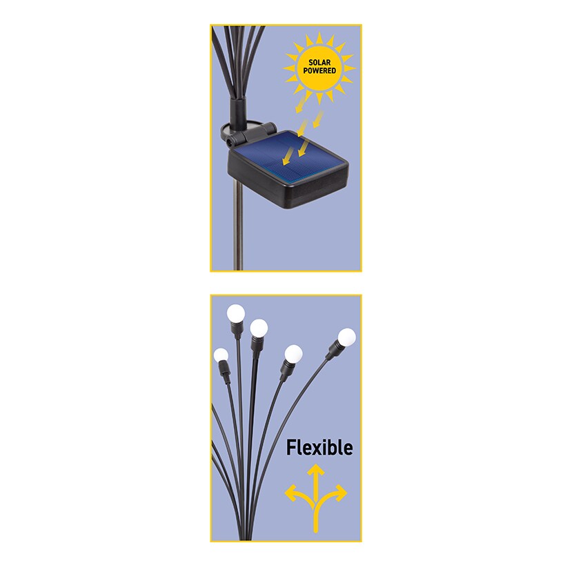 Sensor Brite® Solar Powered Adjustable Garden Firefly Lights-Set Of 2