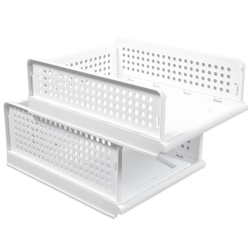 Set of 2 Stacking Baskets