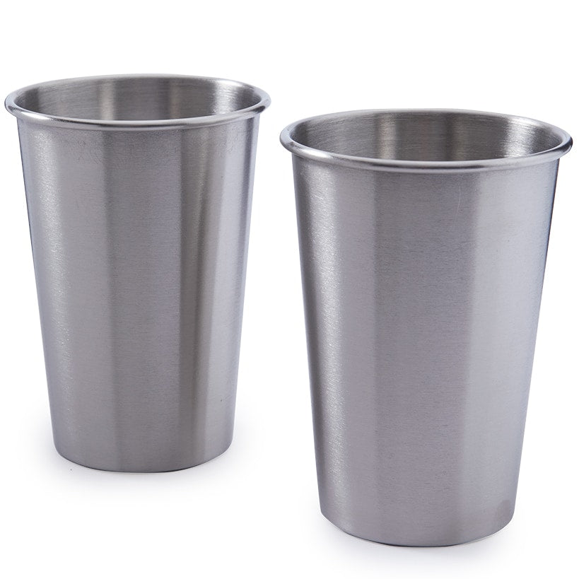 Set of 2 Stainless Steel 16-oz. Tumblers