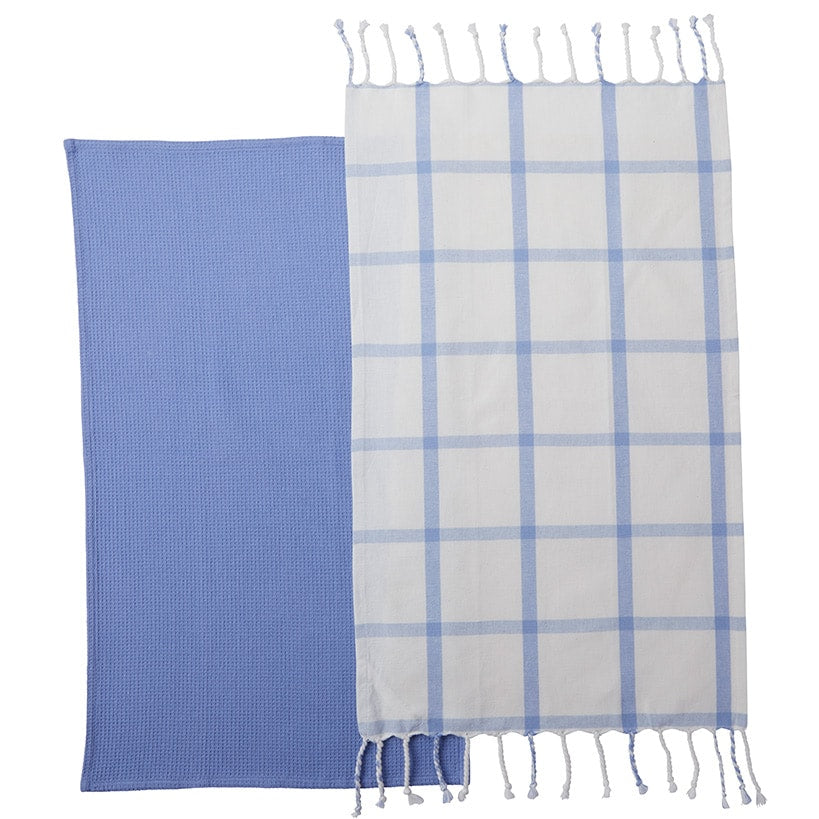 Sets of 2 Buffalo Grid Towels