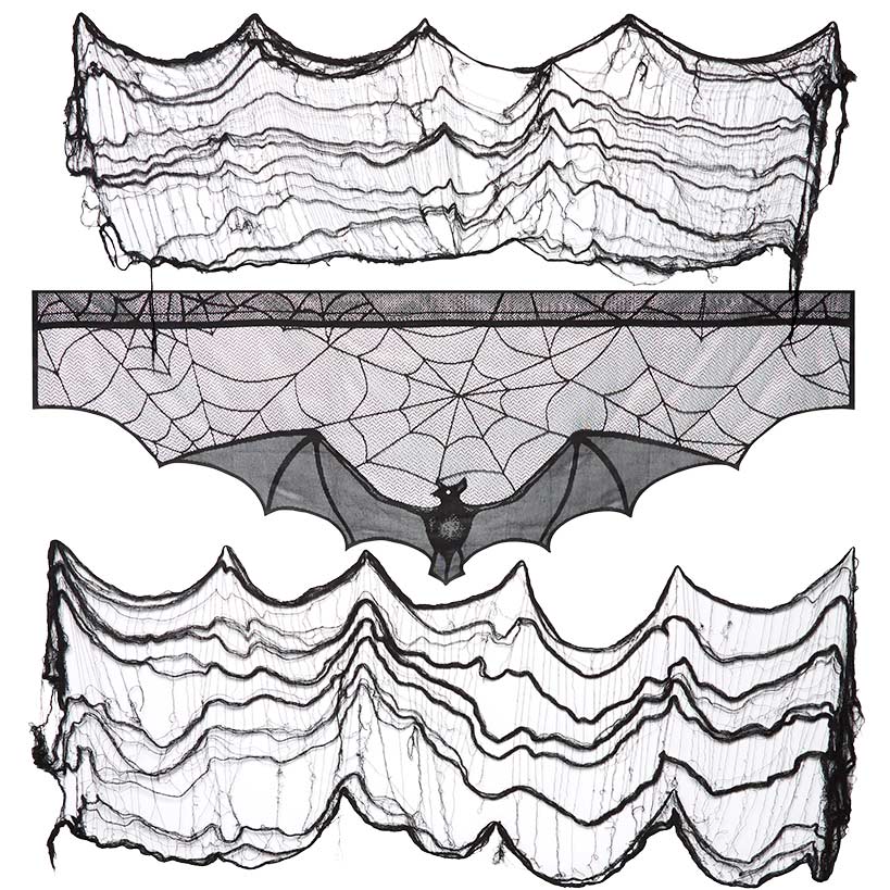 Set of 3 Creepy Halloween Fabrics