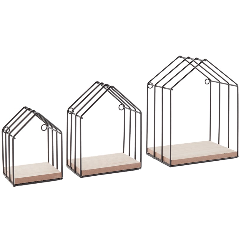 Set of 3 Farmhouse Accent Shelves