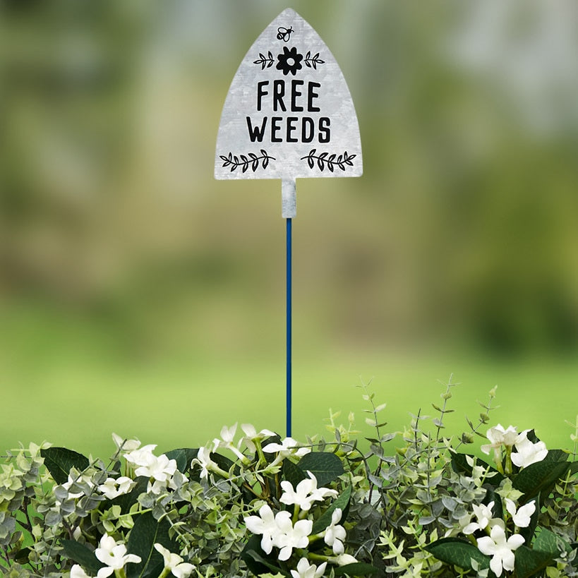 Humorous Shovel Garden Stakes - Set of 3