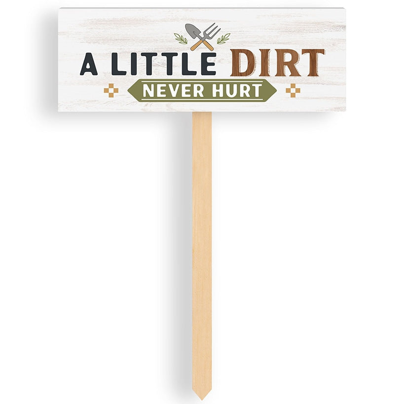 Set of 3 Fun Garden Signs with Sayings for Planters and Beds