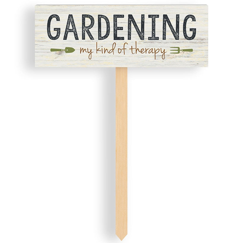 Set of 3 Fun Garden Signs with Sayings for Planters and Beds