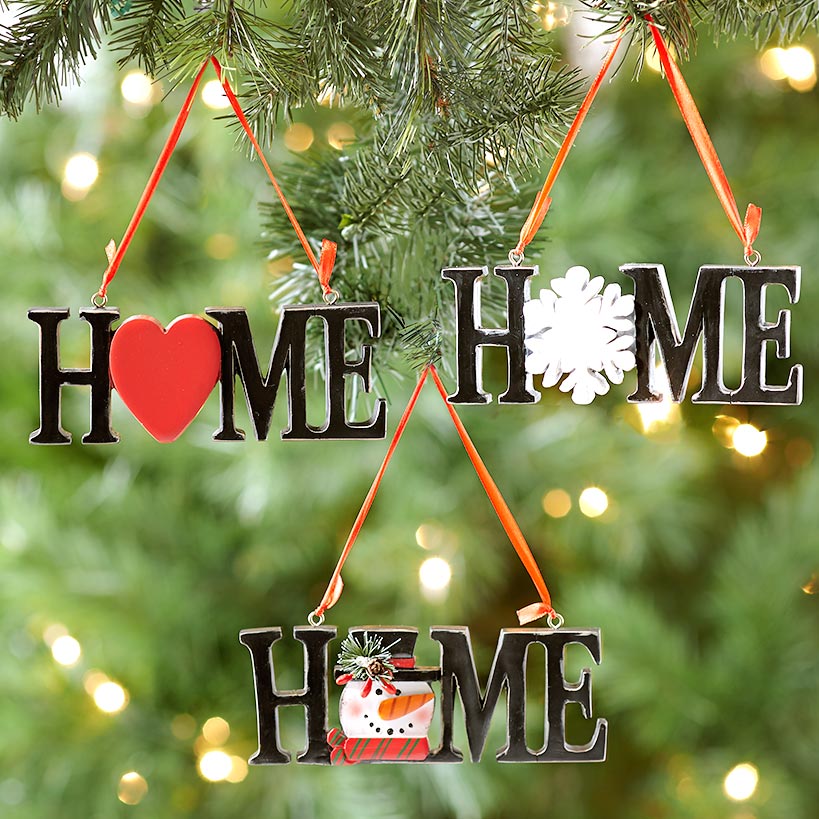Set of 3 Home Ornaments