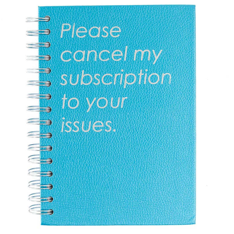 Set of 3 Humorous Coil Bound Notebooks