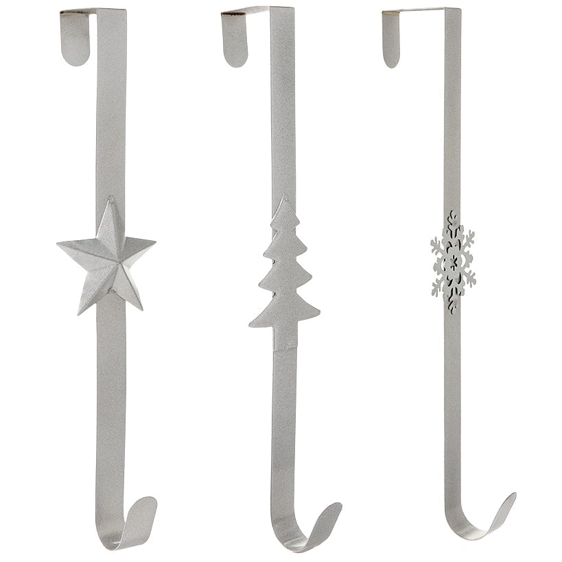 Set of 3 Metal Wreath Hangers
