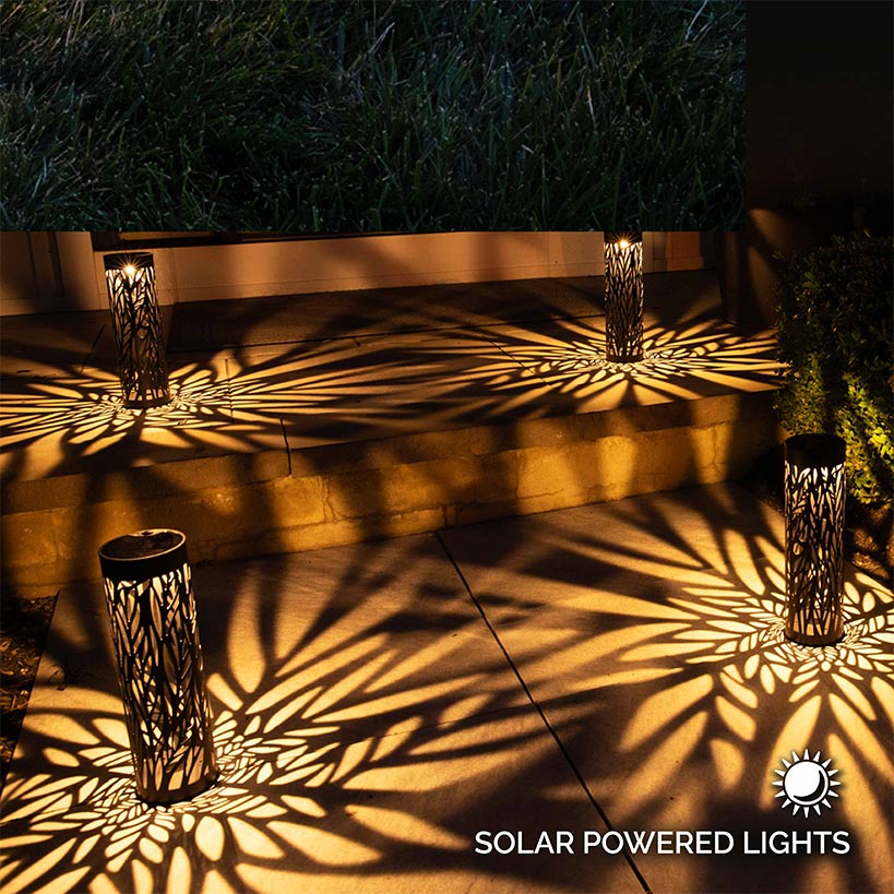 Bell+Howell® Solar Bollard Pathway Lights - Illuminate Your Outdoors