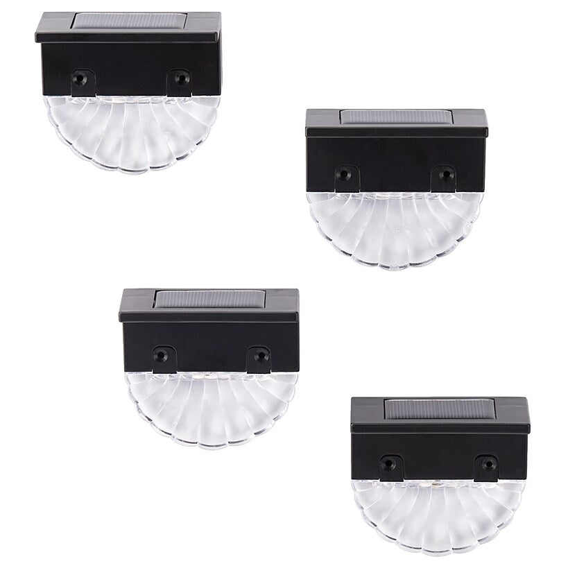 Deck Shell Solar Lights - Set of 4