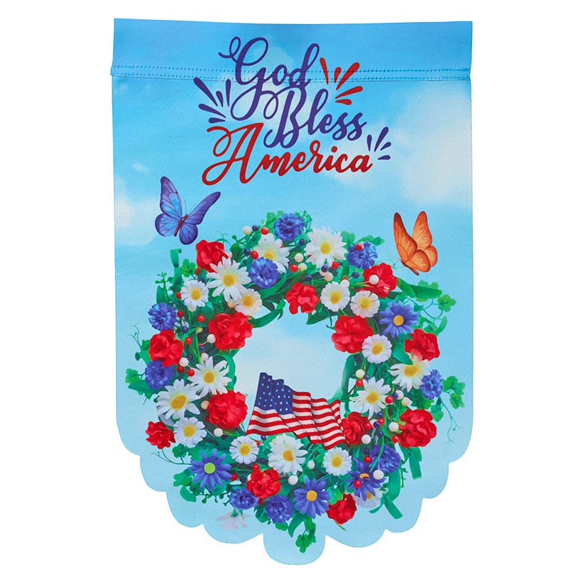 4 Seasonal Flags With Solar Flag Pole