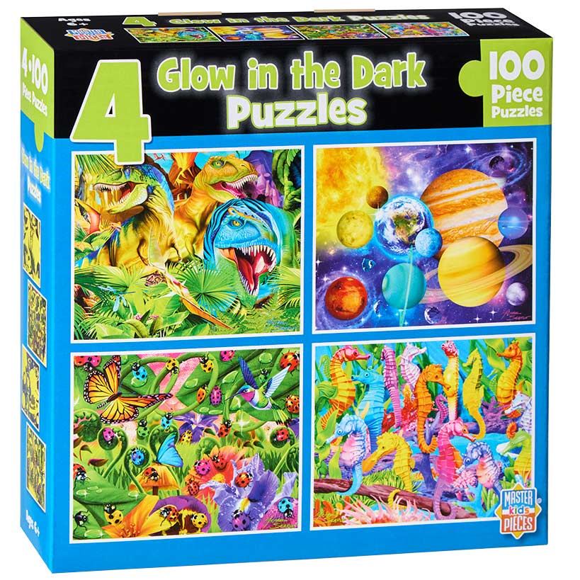 Set of 4 Kids Puzzles