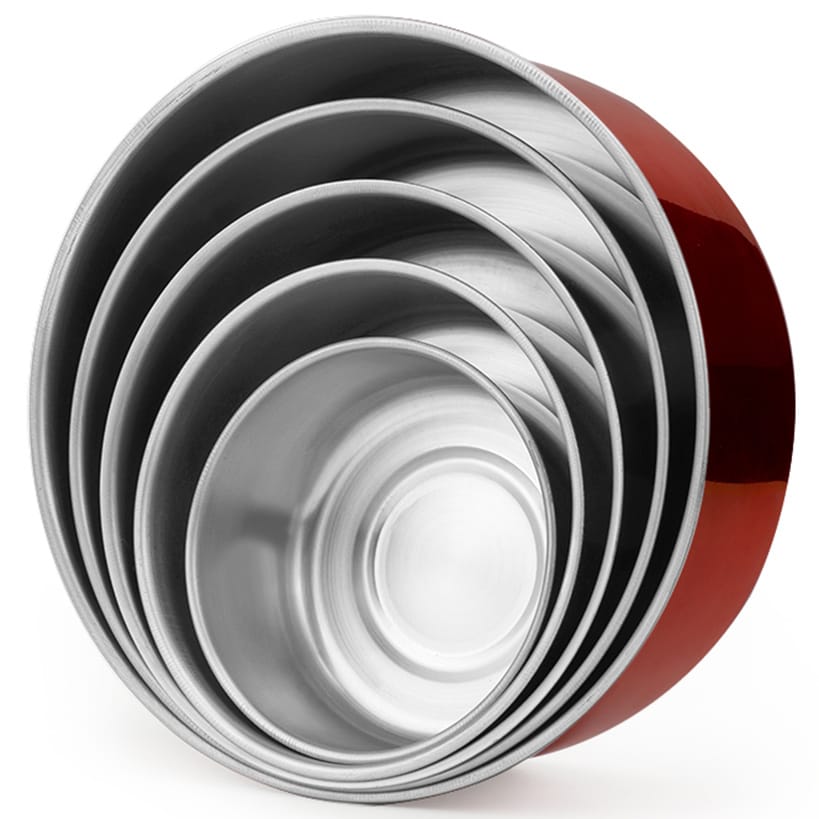 Stainless Steel Mixing Bowls Set with Lids Set of 5