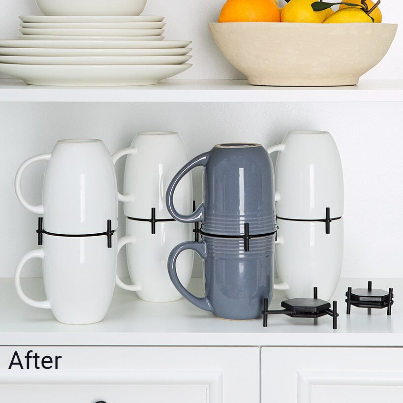 Set of 6 Mug Stackers