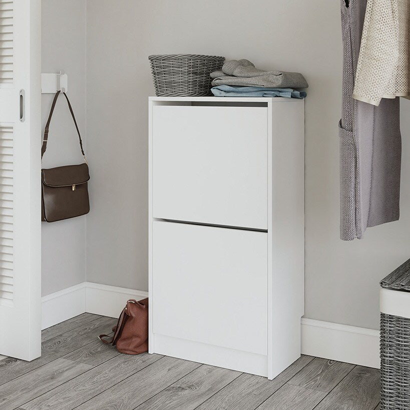 Shoe Storage Cabinet with Compartments