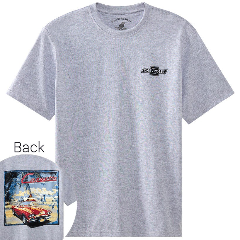 Corvette or Mustang Short-Sleeve Car Tee