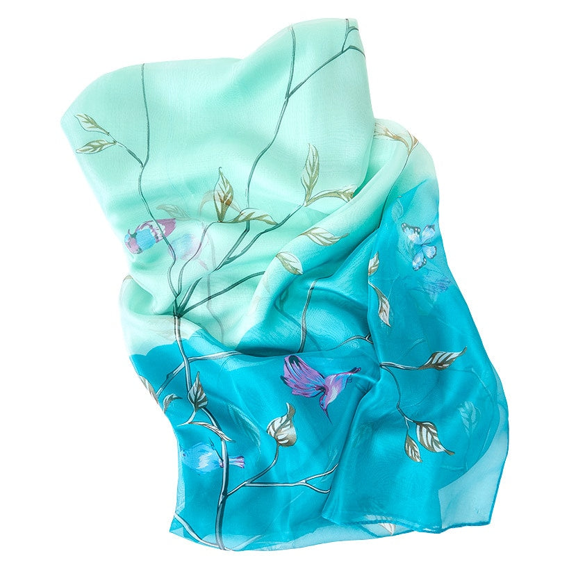 Women's Sheer and Lightweight Chiffon Scarf