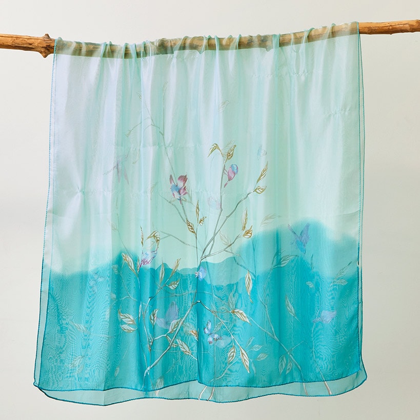 Women's Sheer and Lightweight Chiffon Scarf