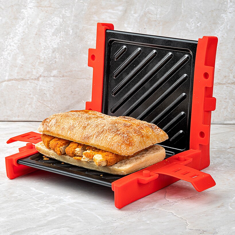 Microwave Grill - Quick, Gourmet Meals with Perfect Grill Lines