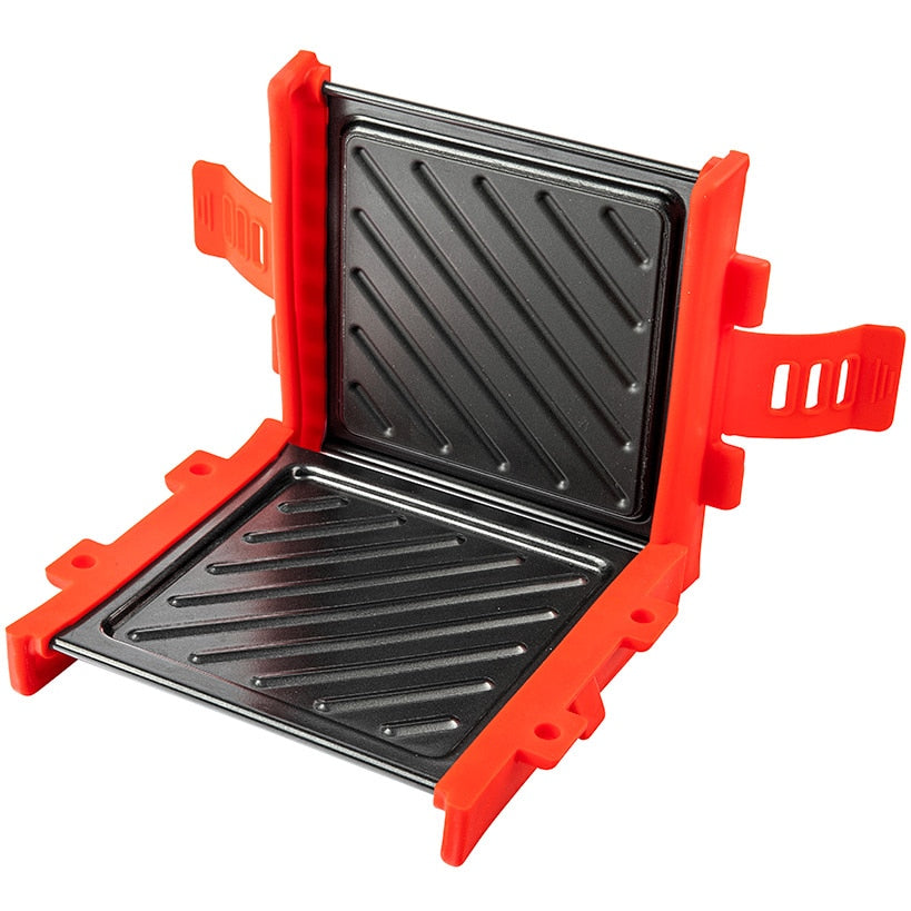 Microwave Grill - Quick, Gourmet Meals with Perfect Grill Lines