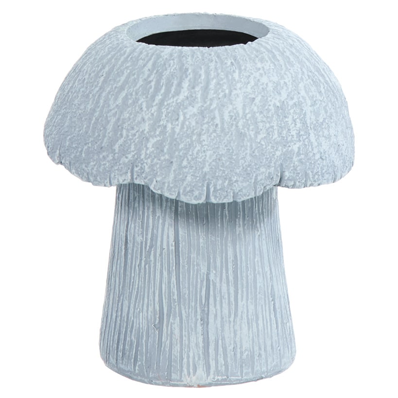Mushroom Planter Gray Large Medium or Small Garden