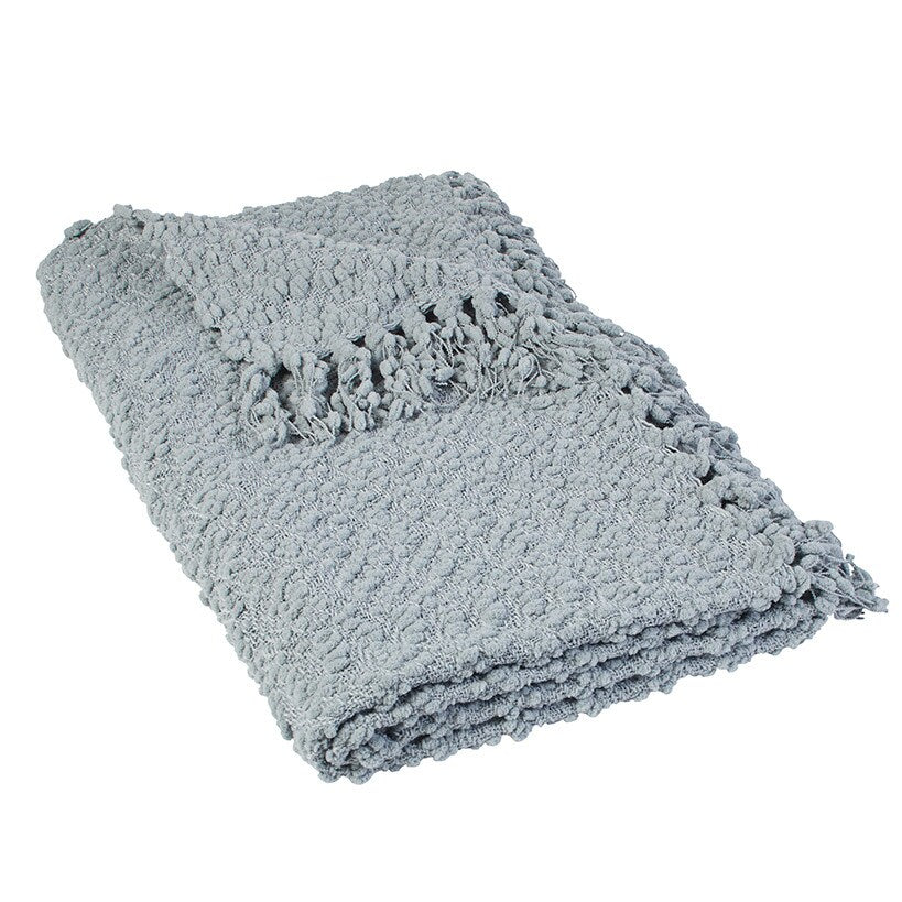 Snow Flocked Chenille Throw