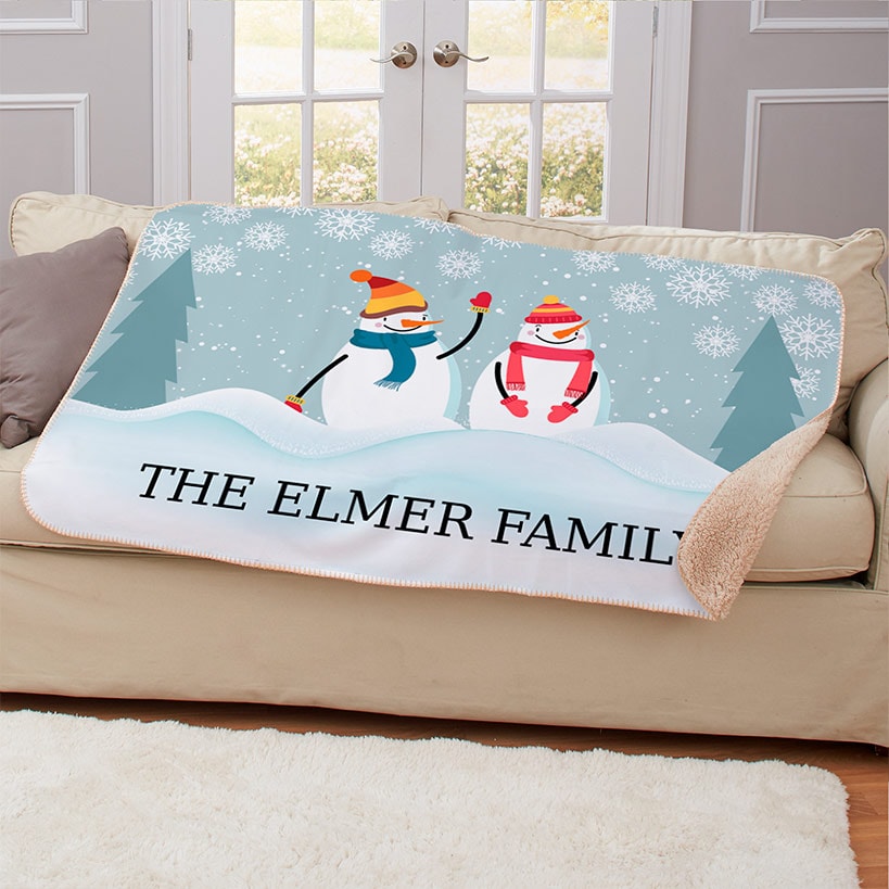 Personalized Snowman Collection#select-item_50-x-60-throw