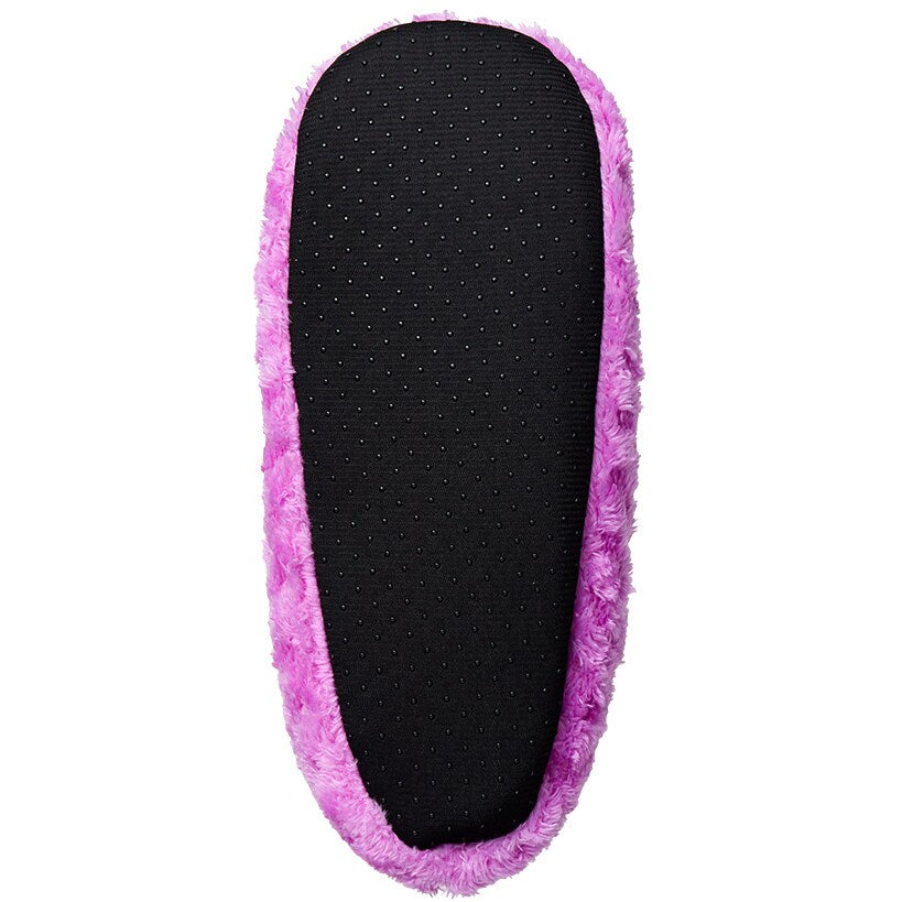 Women's Snuggly Pull-On Slipper Socks with Grippers