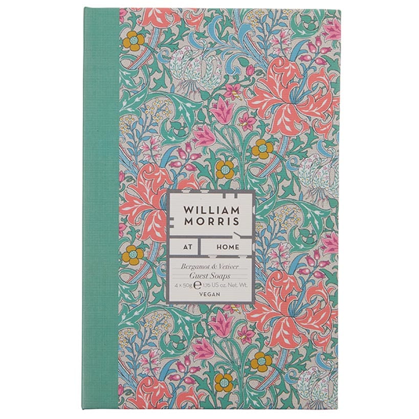 Sets of 4 Triple Milled William Morris Guest Soaps