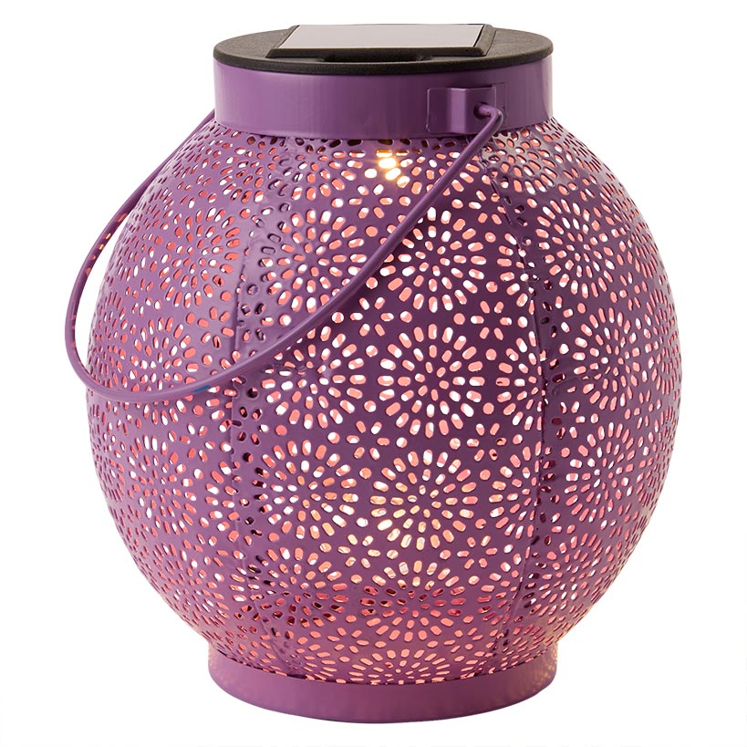 Solar Sunburst Shadow Cast Hanging Lantern