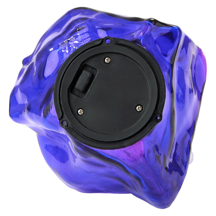 Vibrant Solar Lighted Glass Stone With Fairy Lights