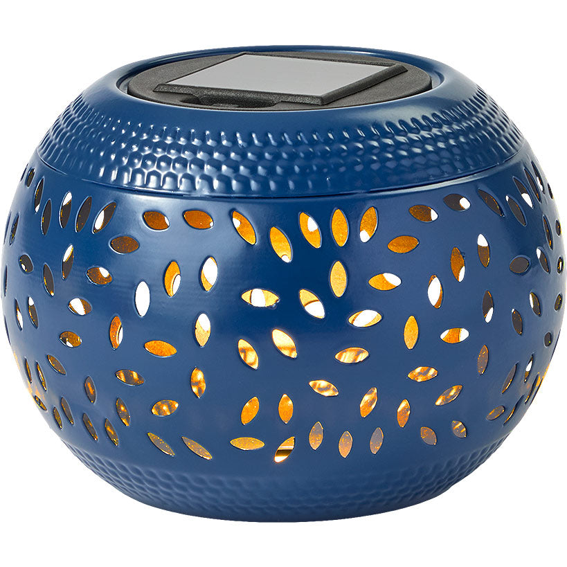 Solar Cutout Shadow Cast Round Table Lanterns