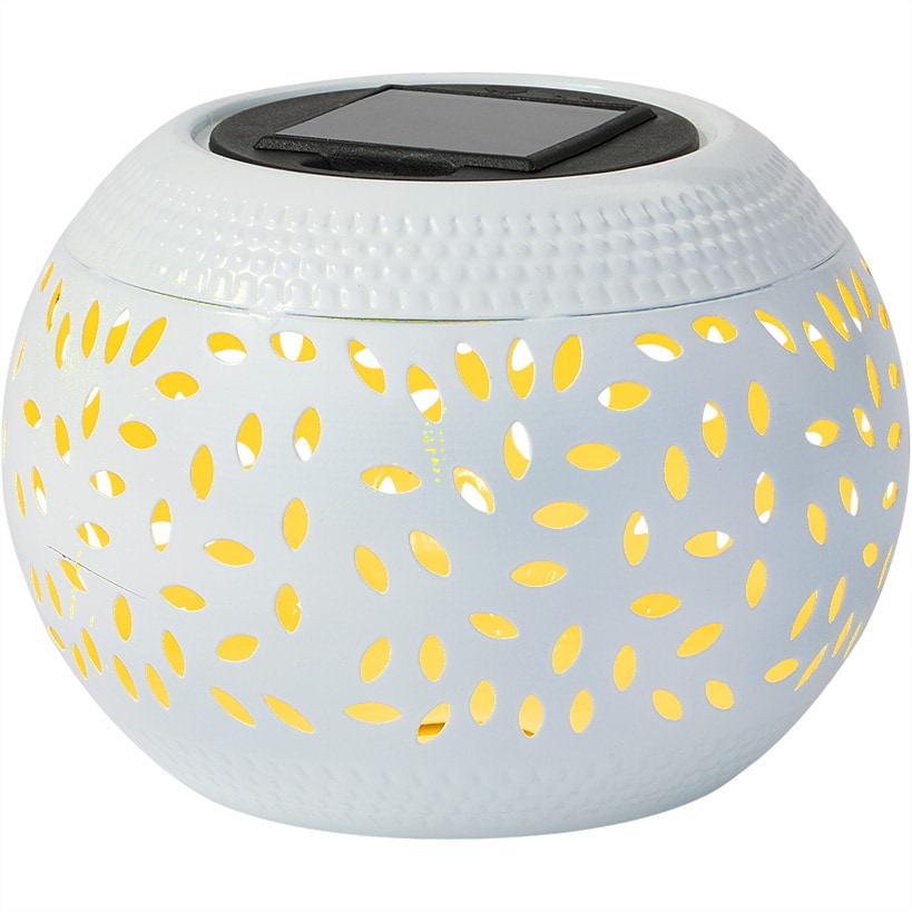 Solar Cutout Shadow Cast Round Table Lanterns