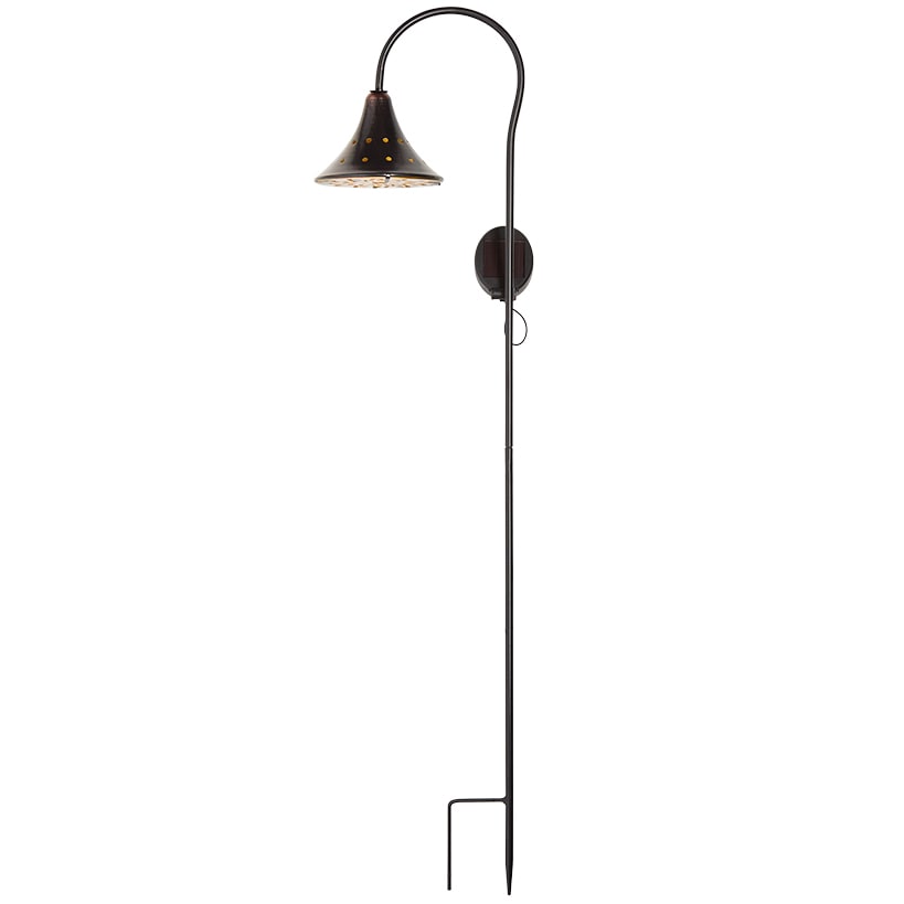Solar Shadow Cast Shepherd's Hook Garden Stake