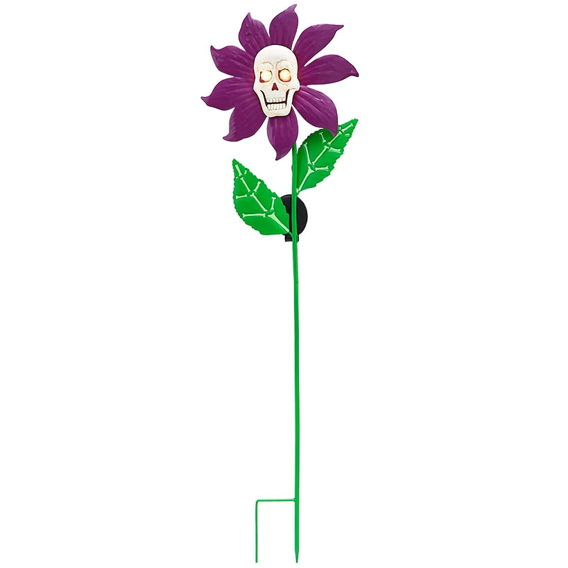 Solar Skeleton Flower Head Stake