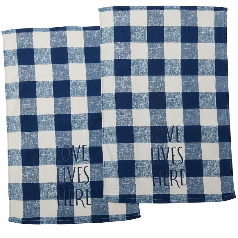 Buffalo Check Blue Valance