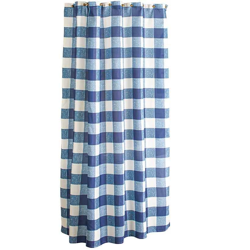 Buffalo Check Blue Valance