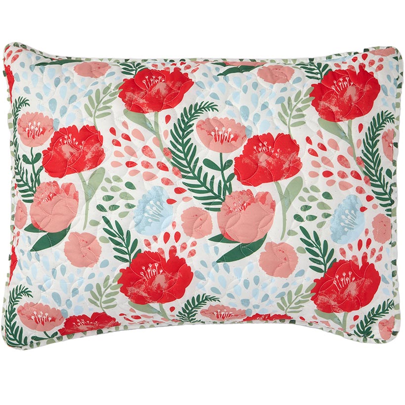 Spring Poppy Quilt Ensemble