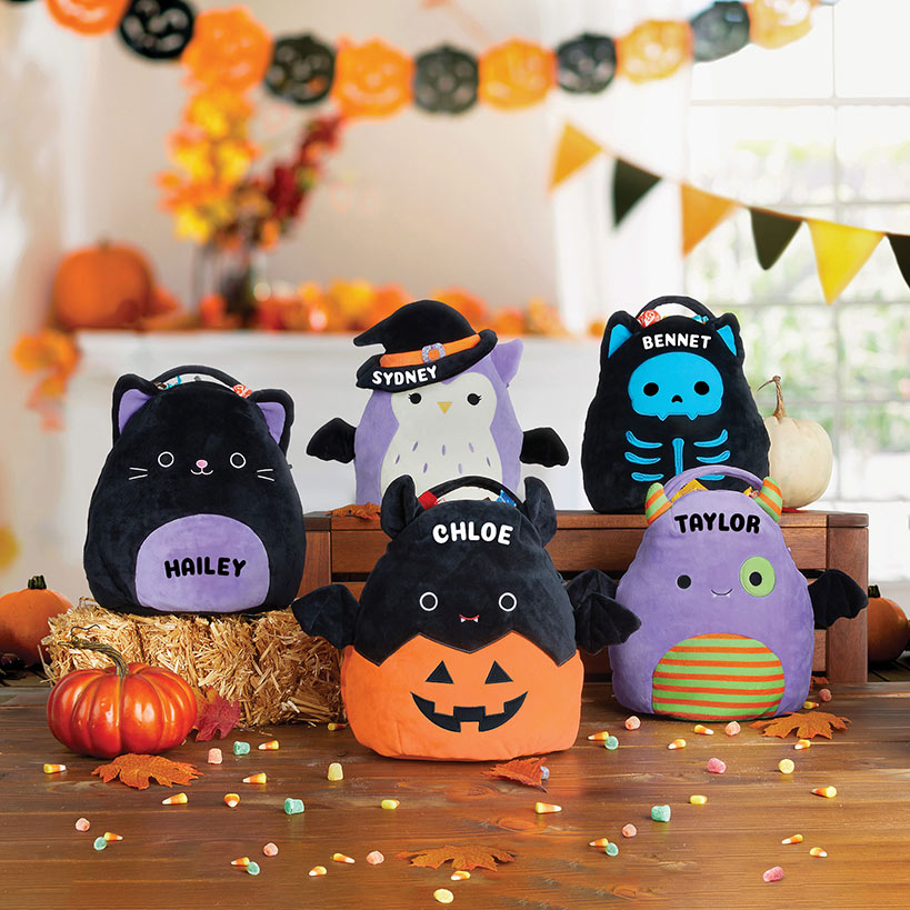 Personalized Halloween Squishmellow Treat Bag Emily Bat
