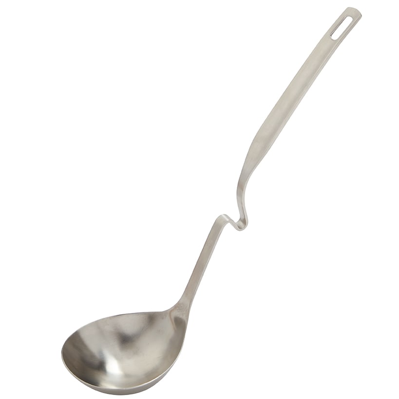 Stainless Steel Ladle with Rim Rest