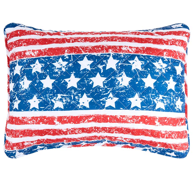 Mossy Oak Stars and Stripes Standard Sham